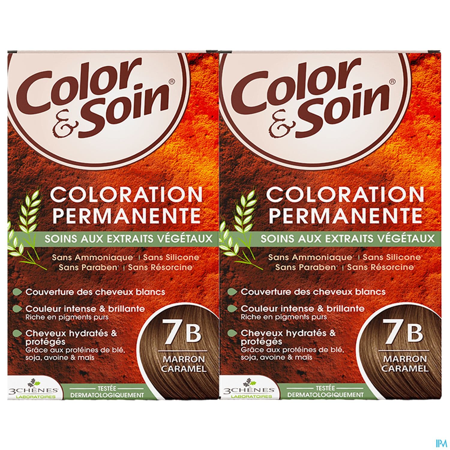 3 CHENES COLOR/SOIN MARRON CARA 7B