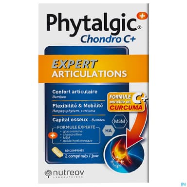 Nutreov Phytalgic+ Chondro C+ Expert Articulations Comprime 60 Satisfait Ou Rembourse