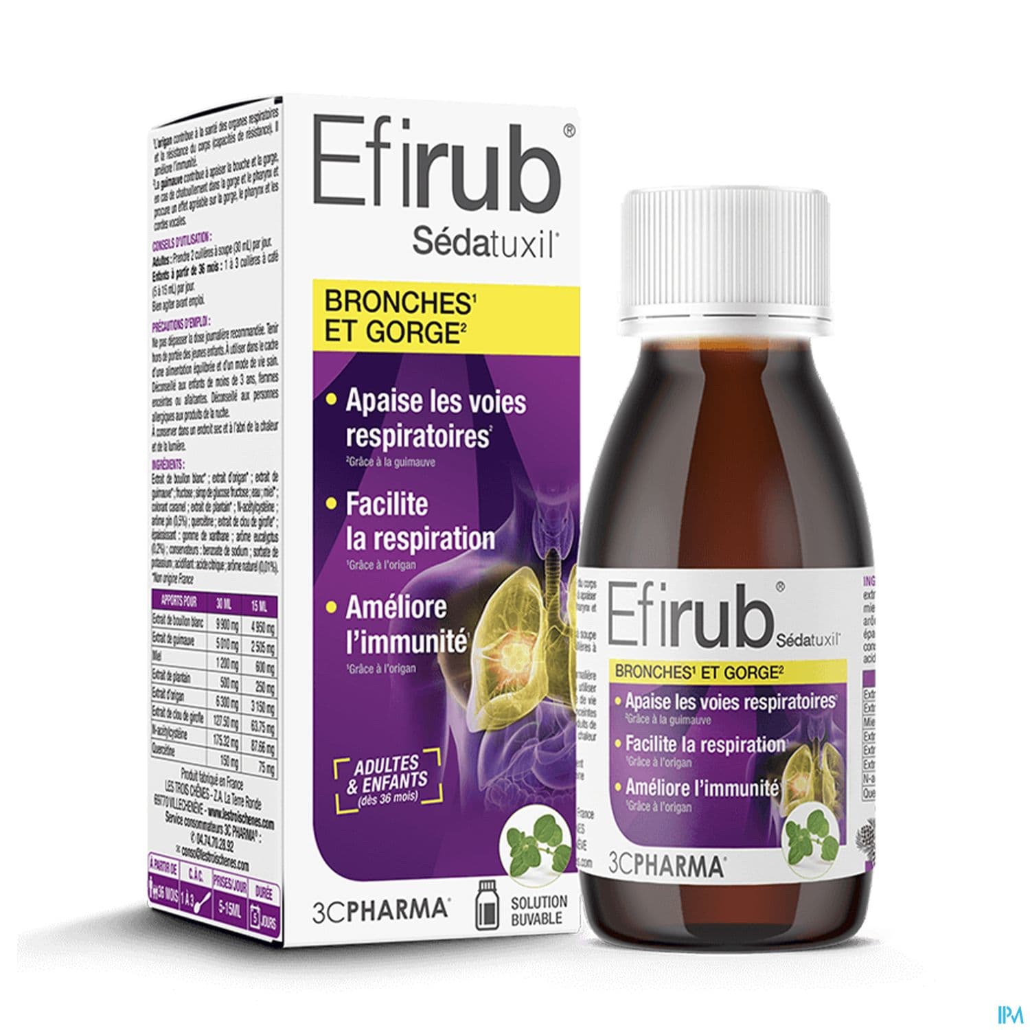 3C PHARMA EFIRUB SIROP 125ML