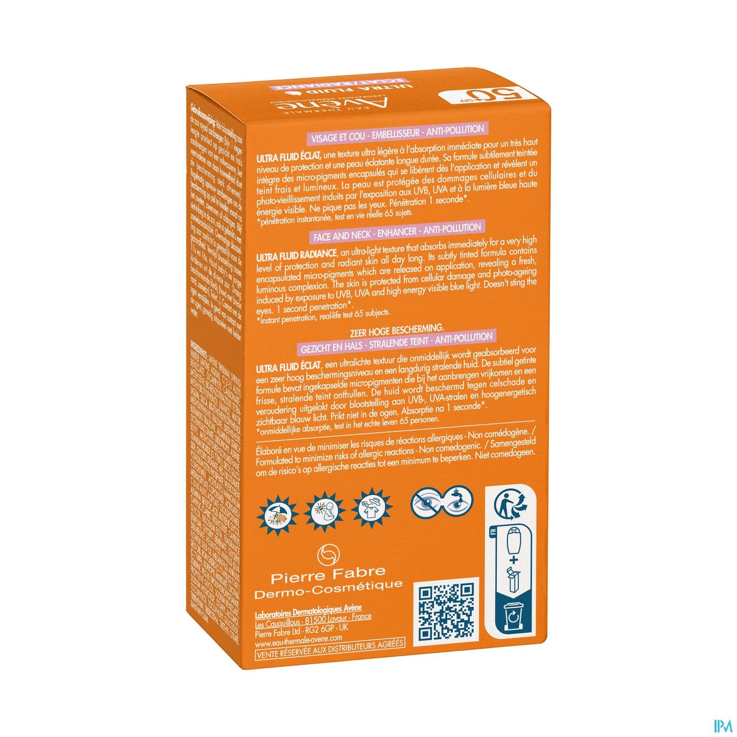 Eau Thermale Avene Solaire Ultra Fluide Rad Spf50+ 50ml