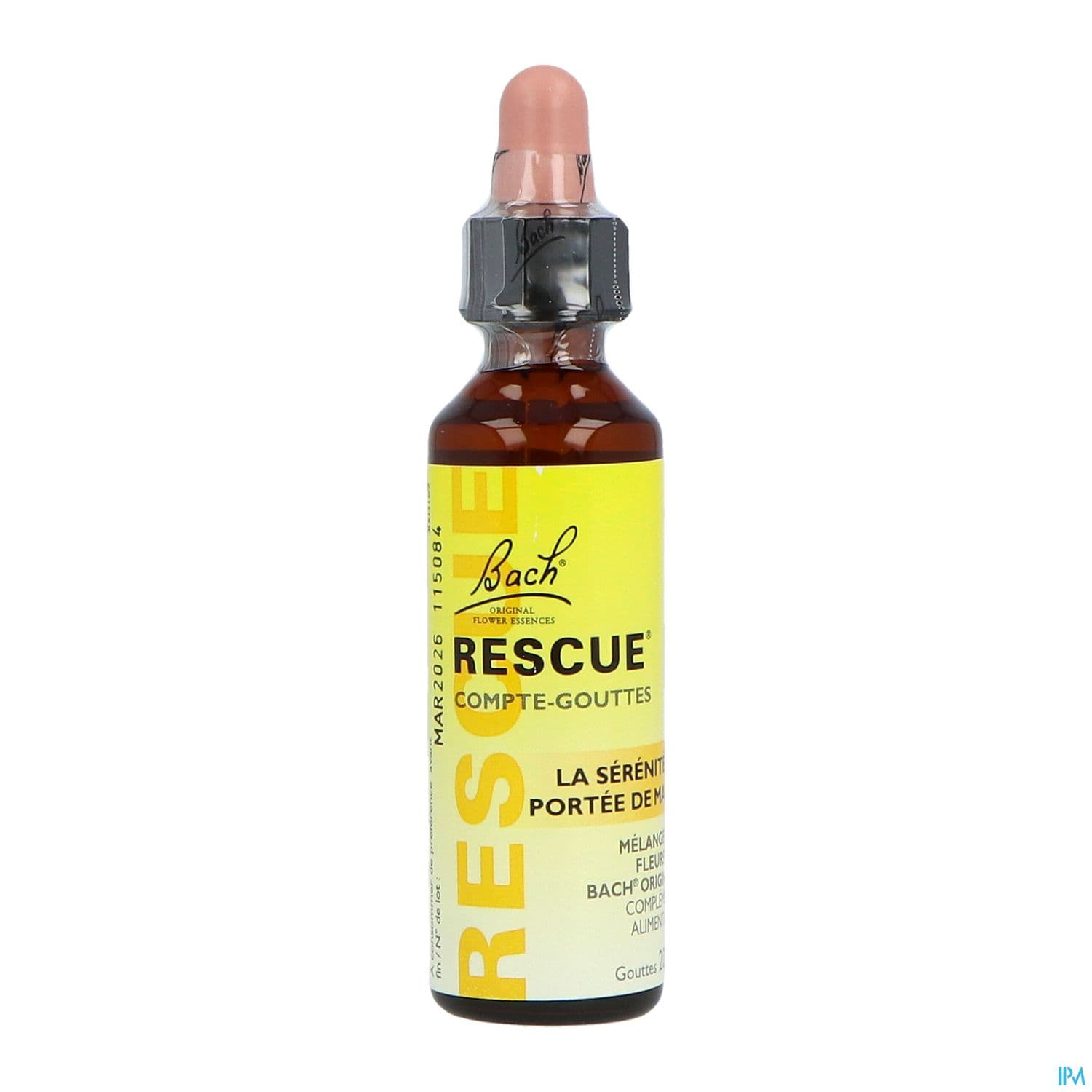 Rescue Bach Compte Gouttes 20ml