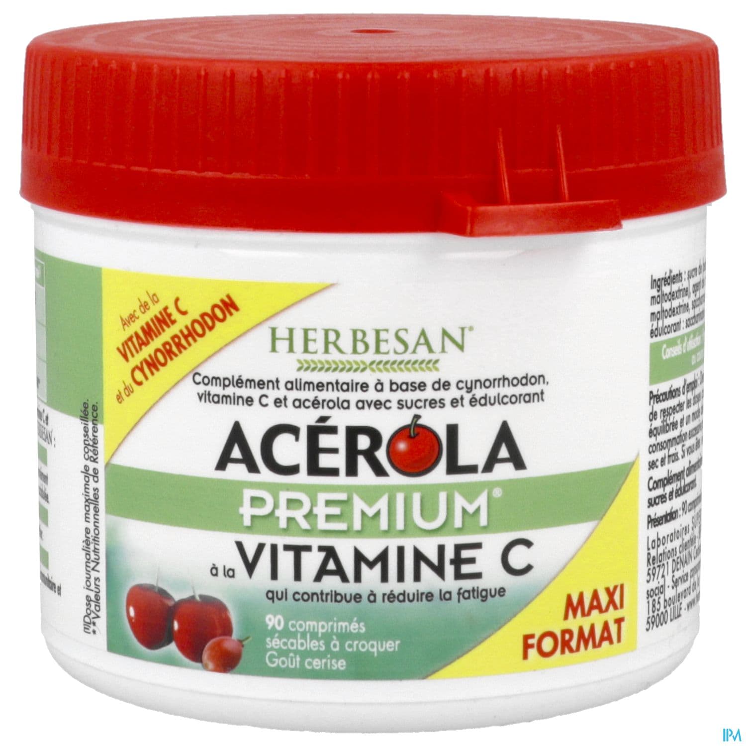 Herbesan Acerola Premium Comprime A Croquer 90