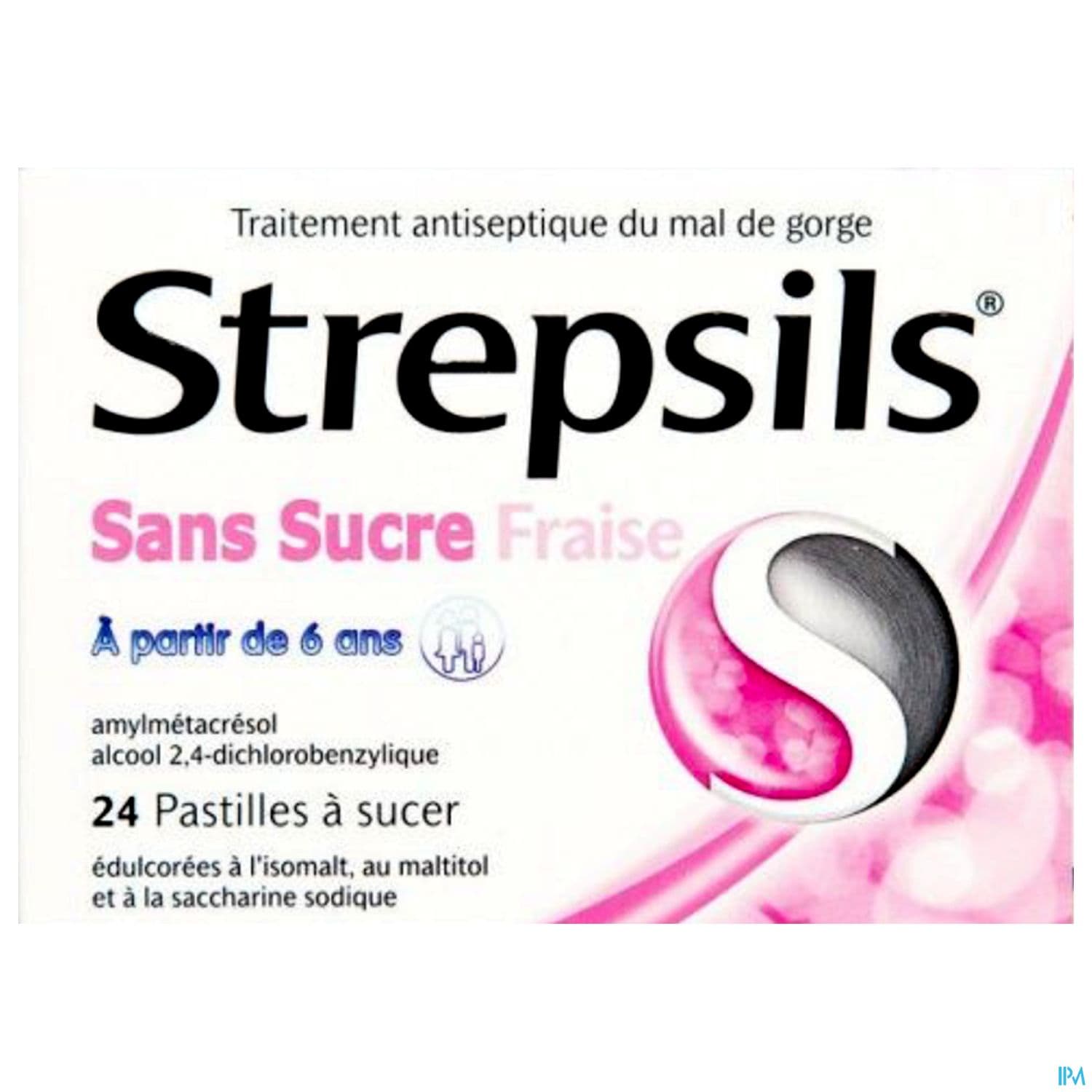STREPSILS FRAISE S/S PAST 24