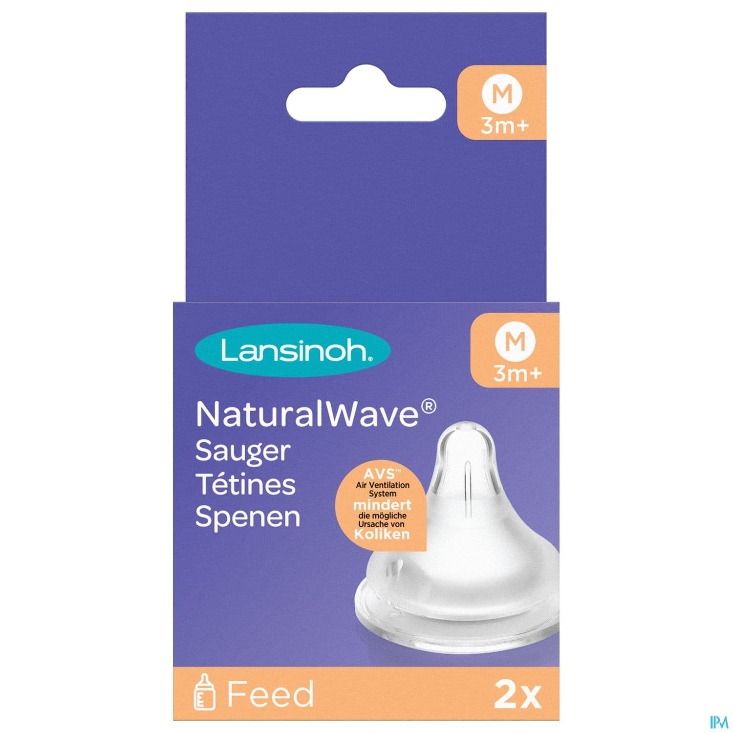LANSINOH TETINE NATUREL WAVE MOY 2