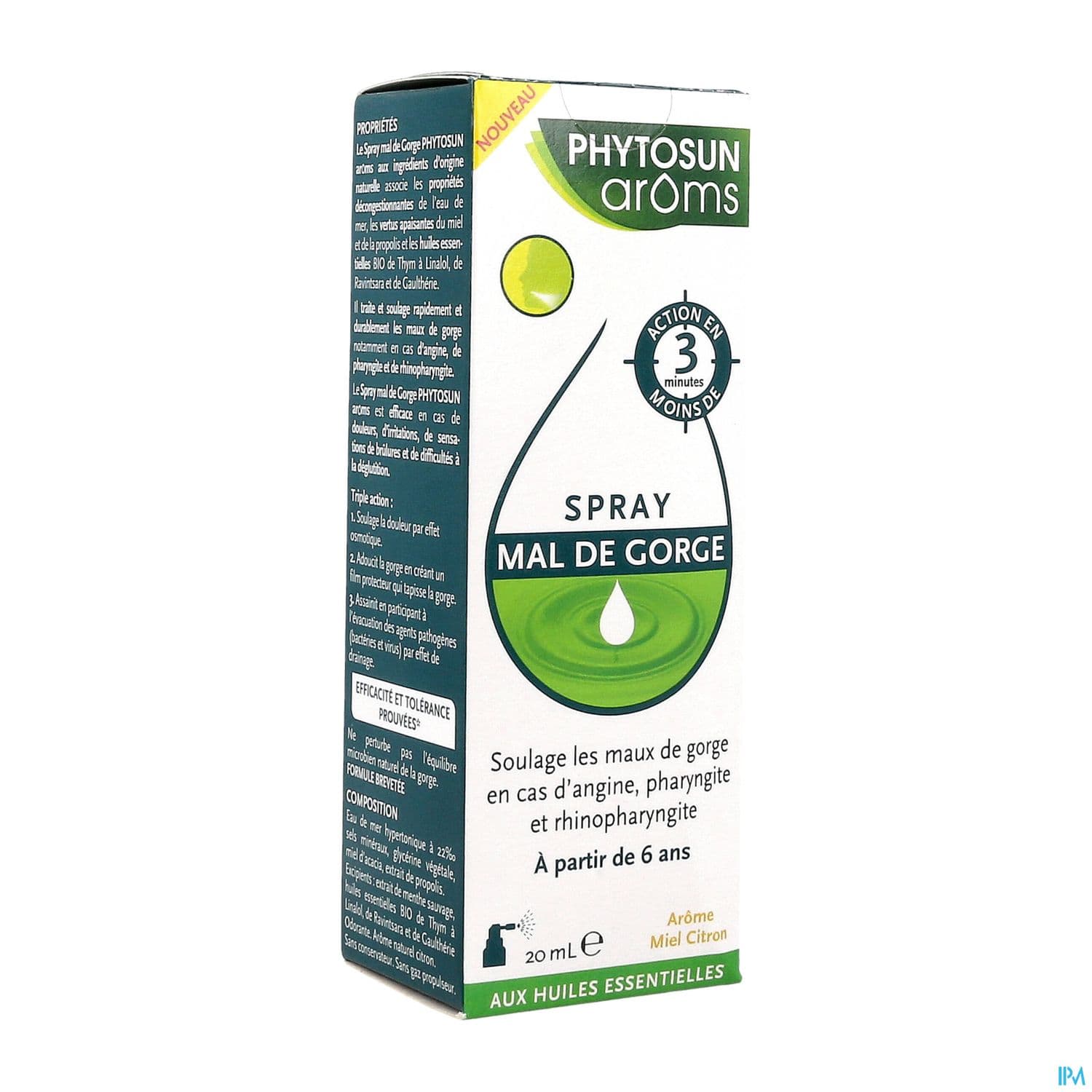 PHYTOSUNAROM MAL DE GORGE SPR 20ML