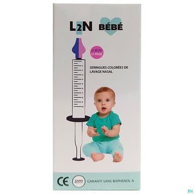 L2N BEBE SERINGUE LAVAGE NASAL X2