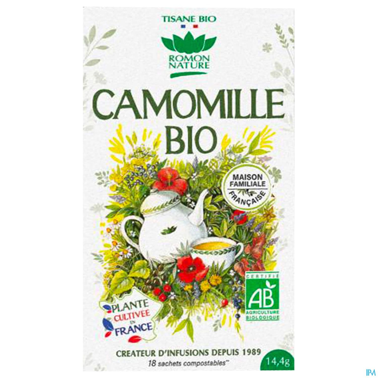 ROMON NATUR TIS BIO CAMOMIL SACH18