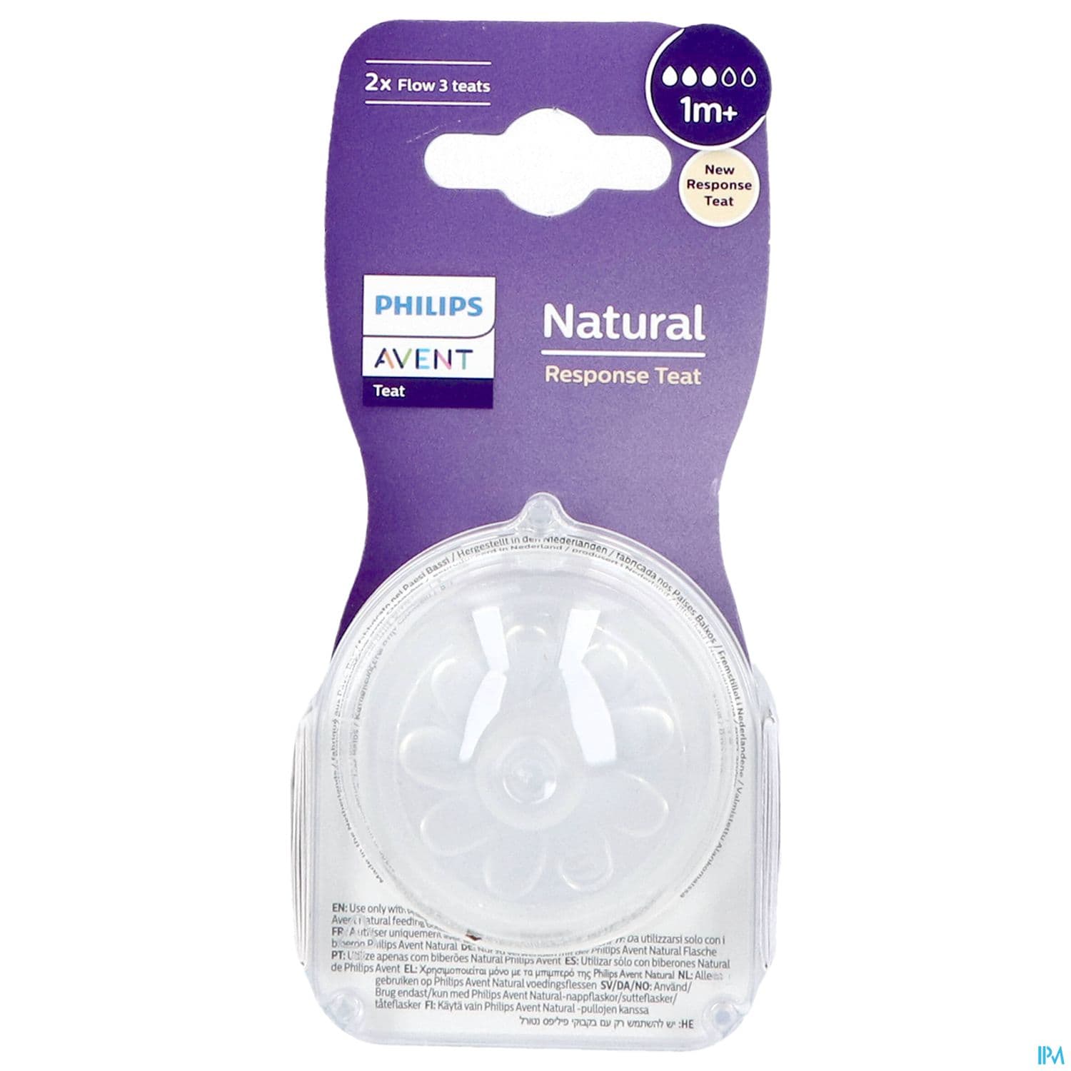 TETINE AVENT NAT RESPONSE T3 X2