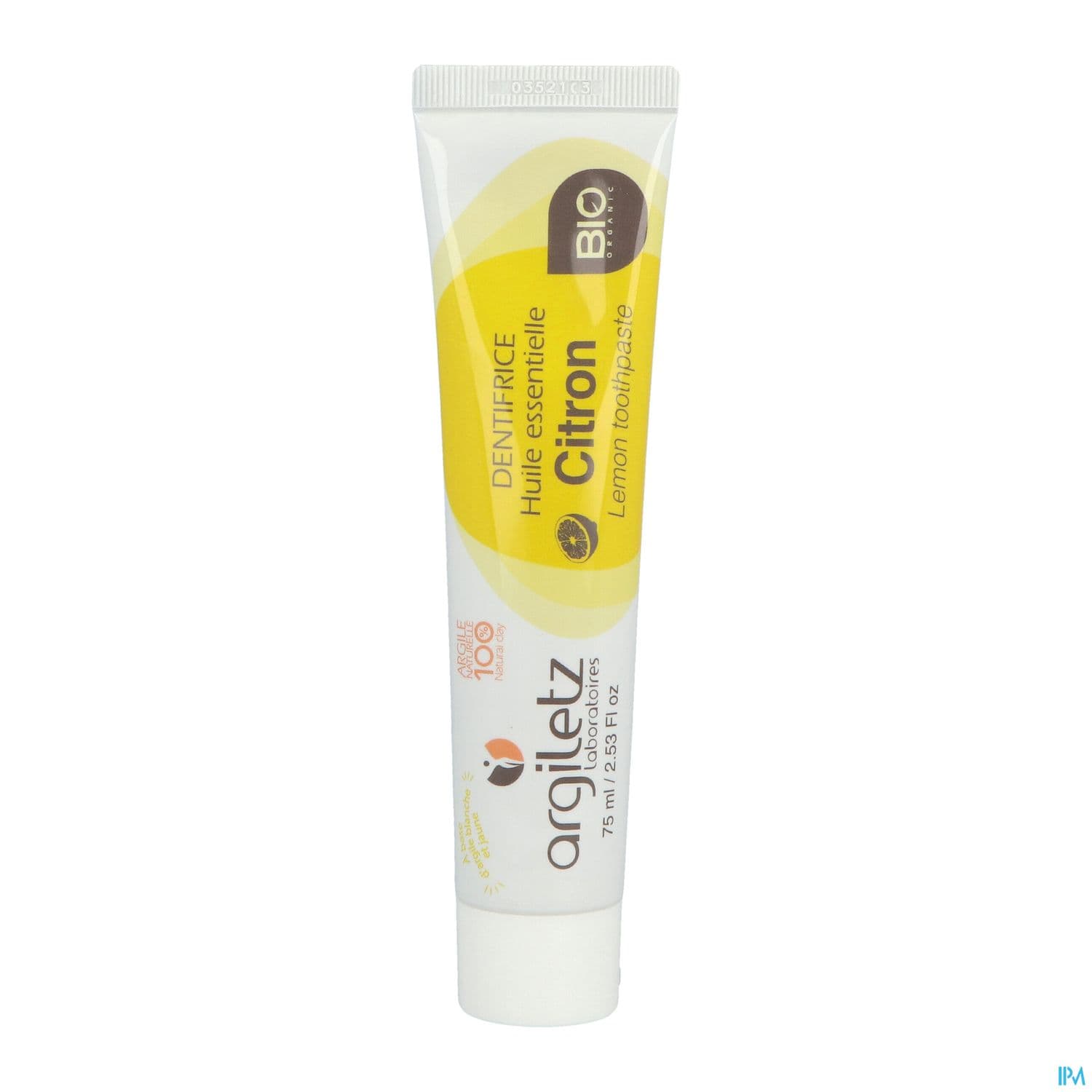 ARGILETZ DENT BIO CITRON 75ML