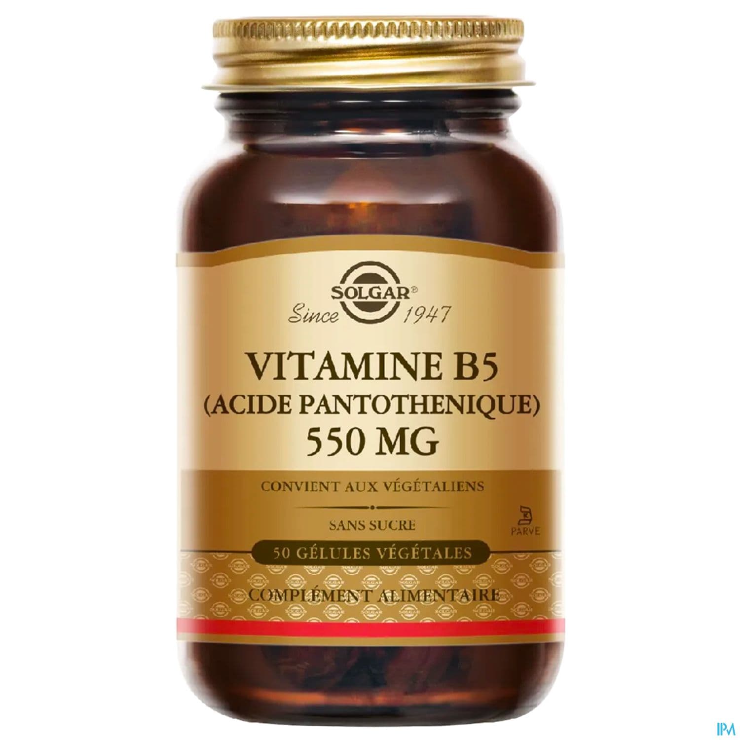 SOLGAR VIT B5 550MG GEL VEG50