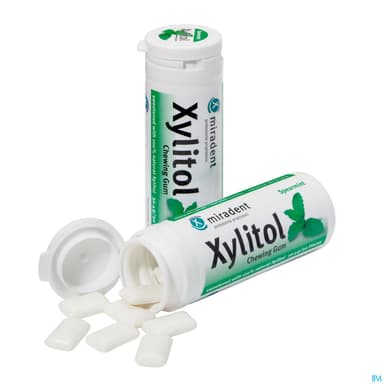 MIRADENT XYLITOL GUM MENTHE VERT30