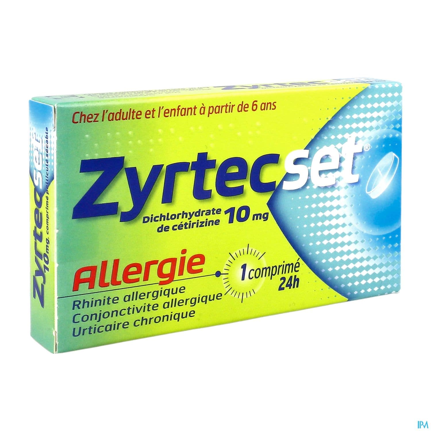 Zyrtecset 10mg Comprime Secable 7