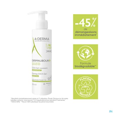 A-DERMA DERMALIBOUR+ CICA GEL200ML