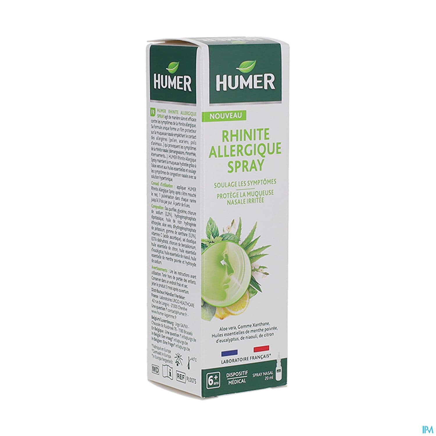 HUMER RHINITE ALLERGIQUE SPR 20ML