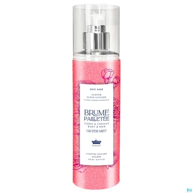 Les Petits Bains De Provence Brume Pailletee Nuit Rose Fleur Poudree 250ml