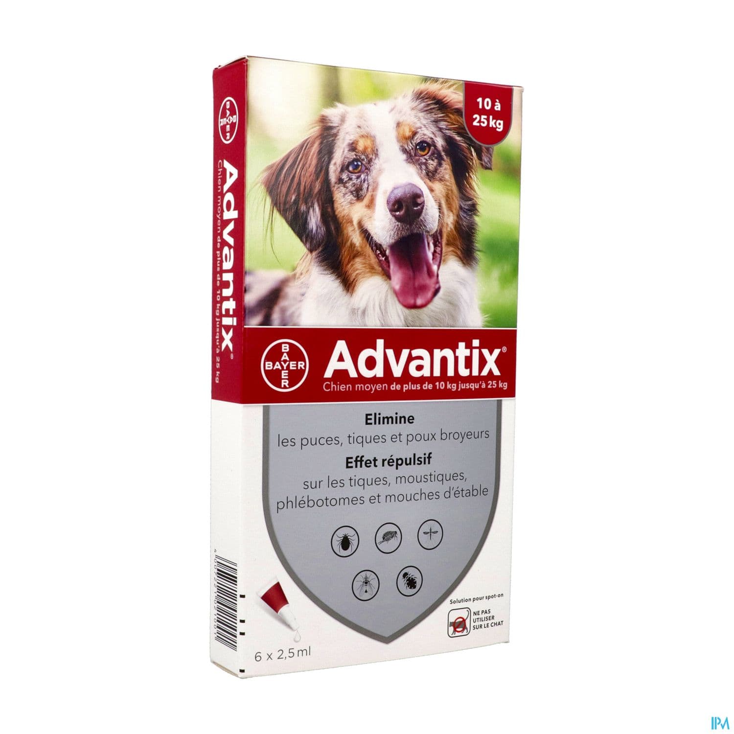 Advantix Chien Moyen Spot On Solution 2ml5 6