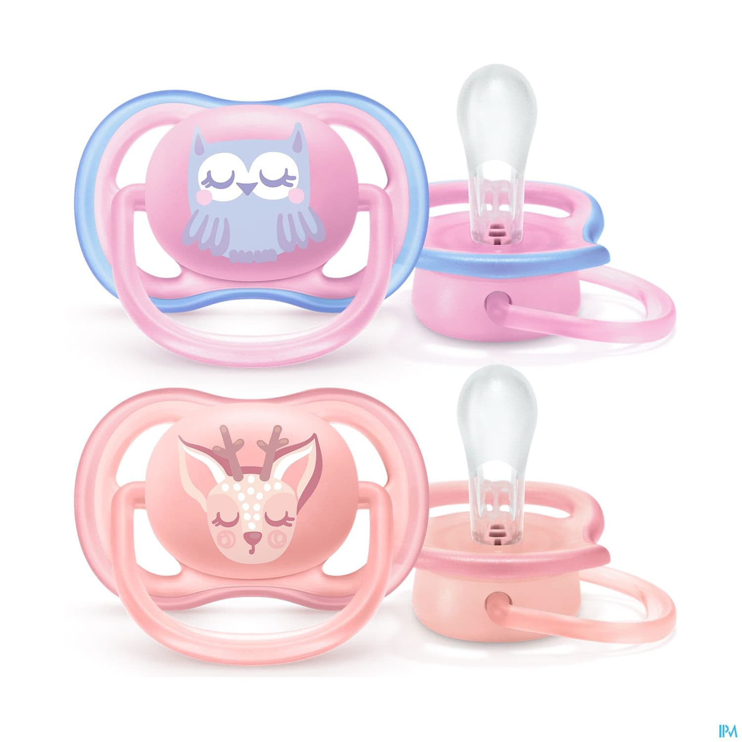 Avent Sucette Ultra Air Mixte Animaux 0/6mois Scf085/05 X2