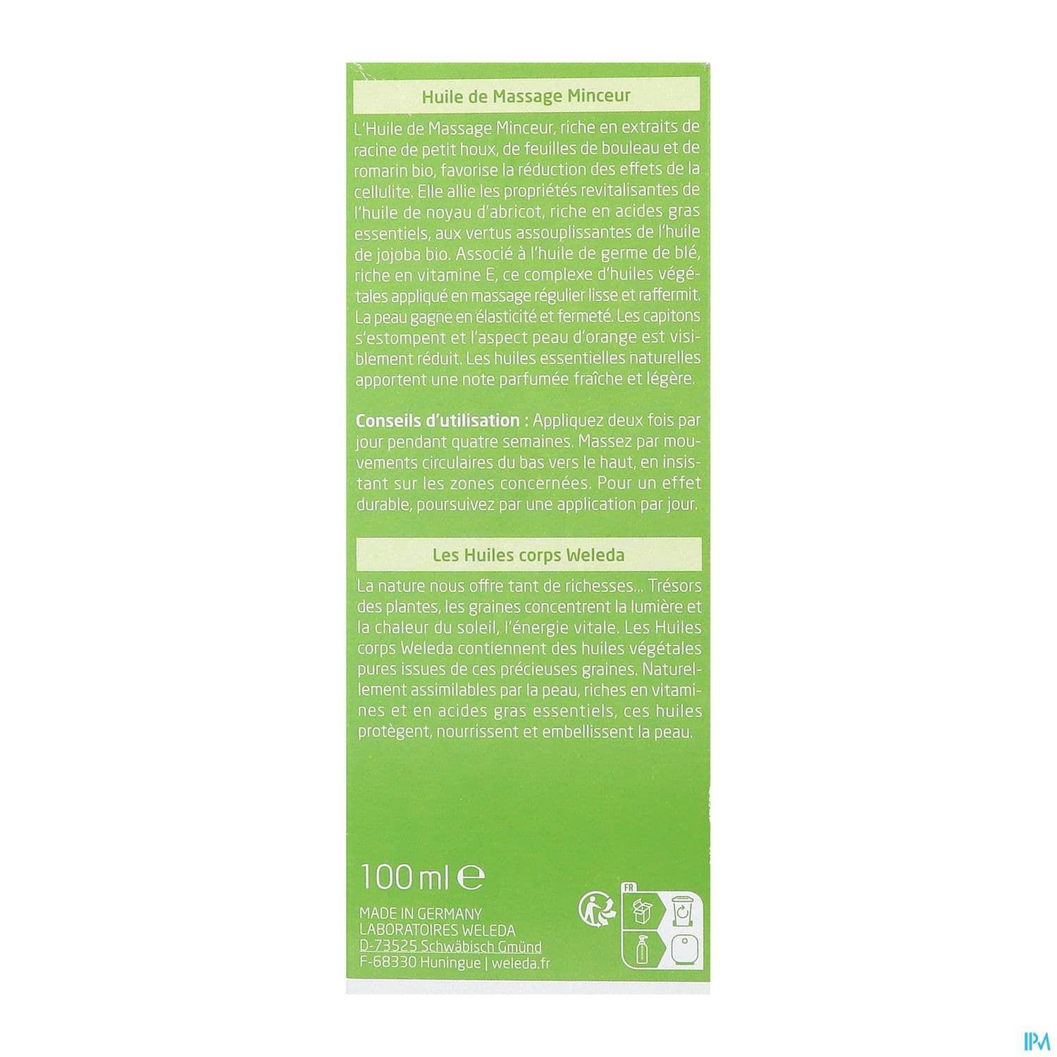 WELEDA HLE MASS MINC BOULEAU 100ML