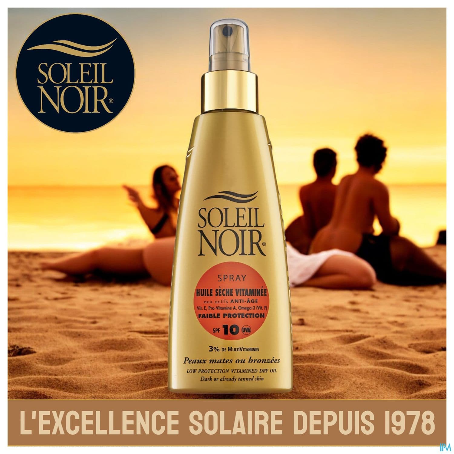 SOLEIL NOIR HLE SEC VIT10 SPR150ML