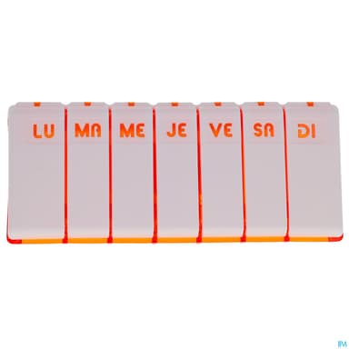 Pilbox Tempo Distributeur Hebdomadaire Turquoise