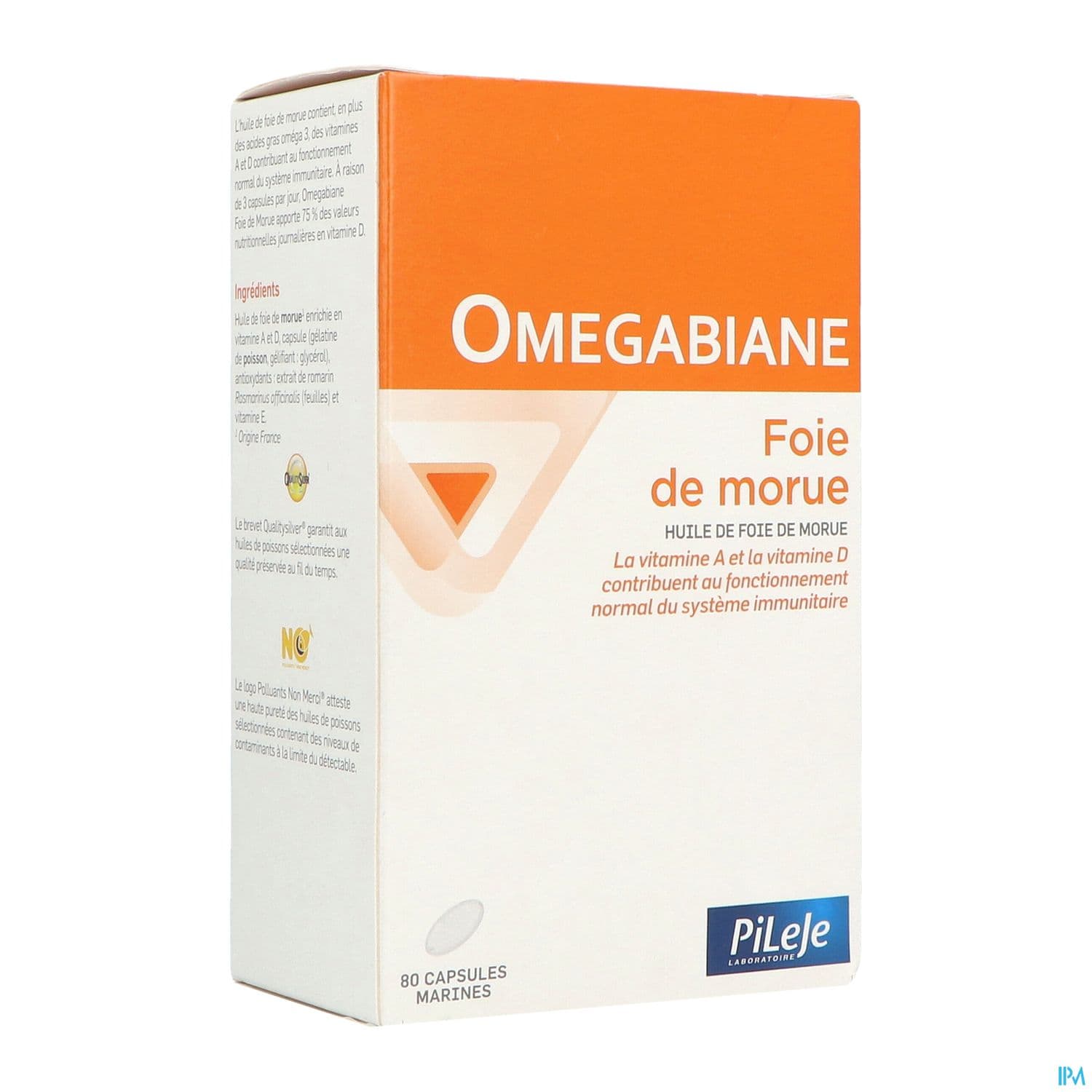 Pileje Omegabiane Foie Morue Capsule 80