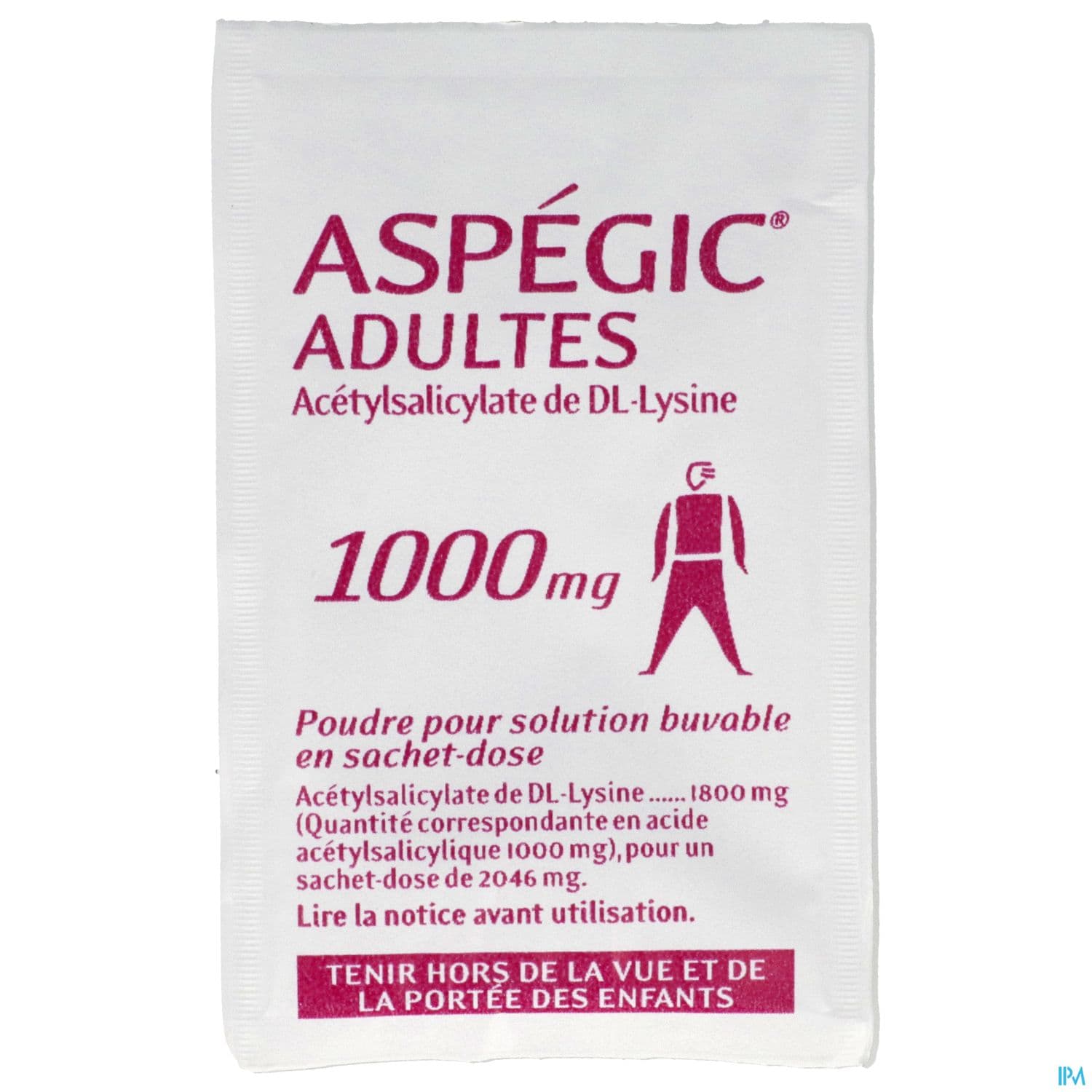 ASPEGIC 1 000MG ADULTE SACHET 15