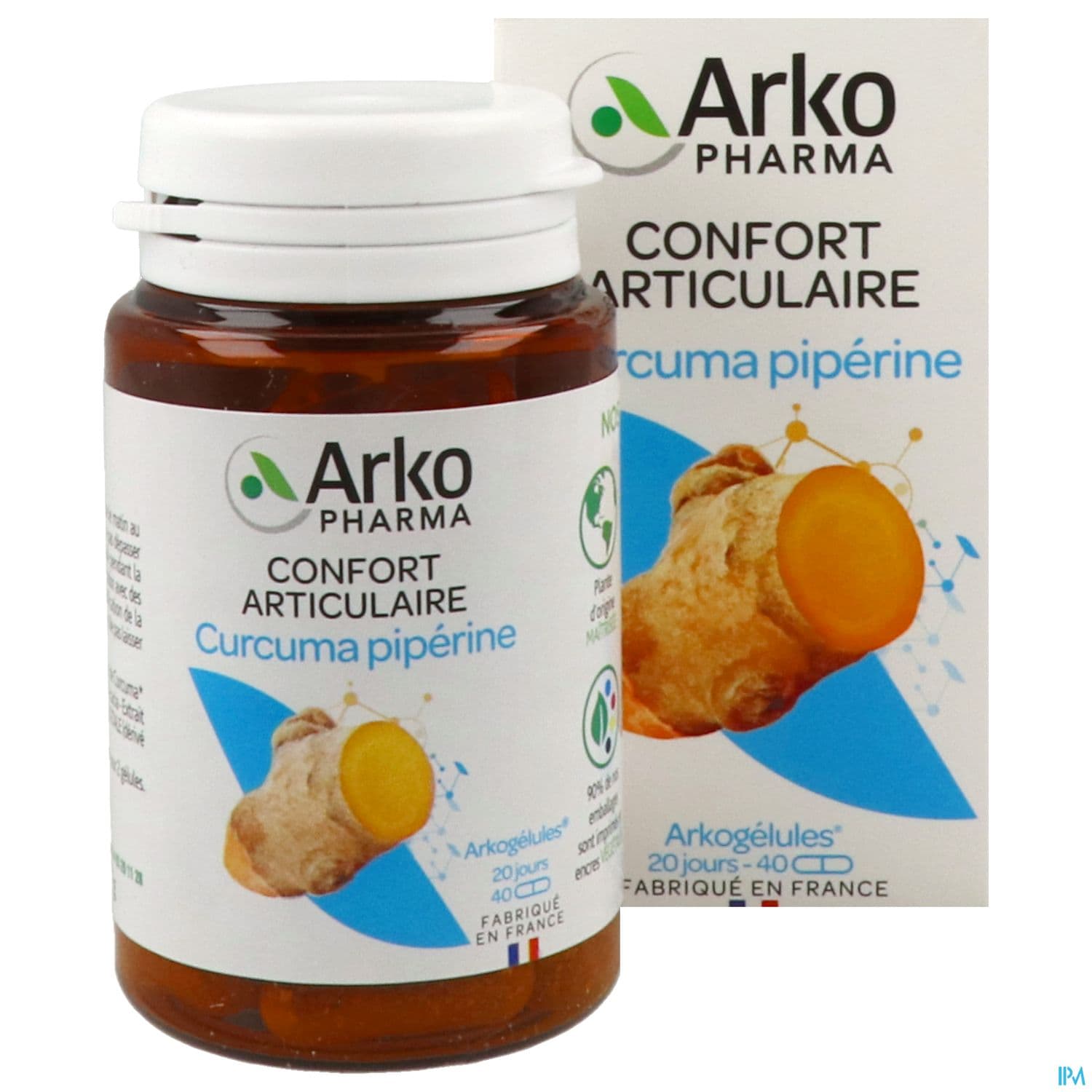 ARKOG CURCUMA+PIPERINE BIO GELU 40