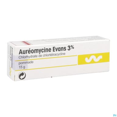 Aureomycine Evans 3% Pommade 15g