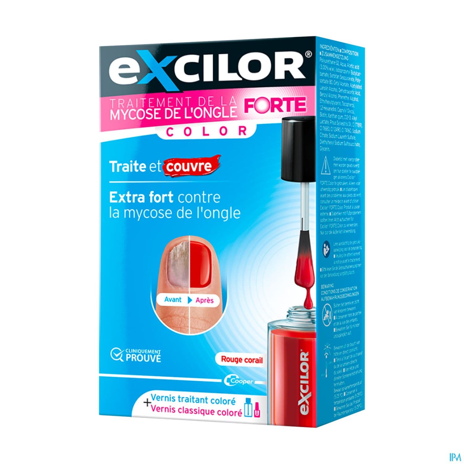 EXCILOR FORTE COLOR ONGLE RED 30ML