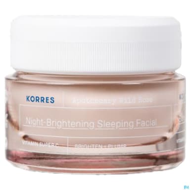 Korres Rose Sauvage Creme De Nuit Eclat 40ml