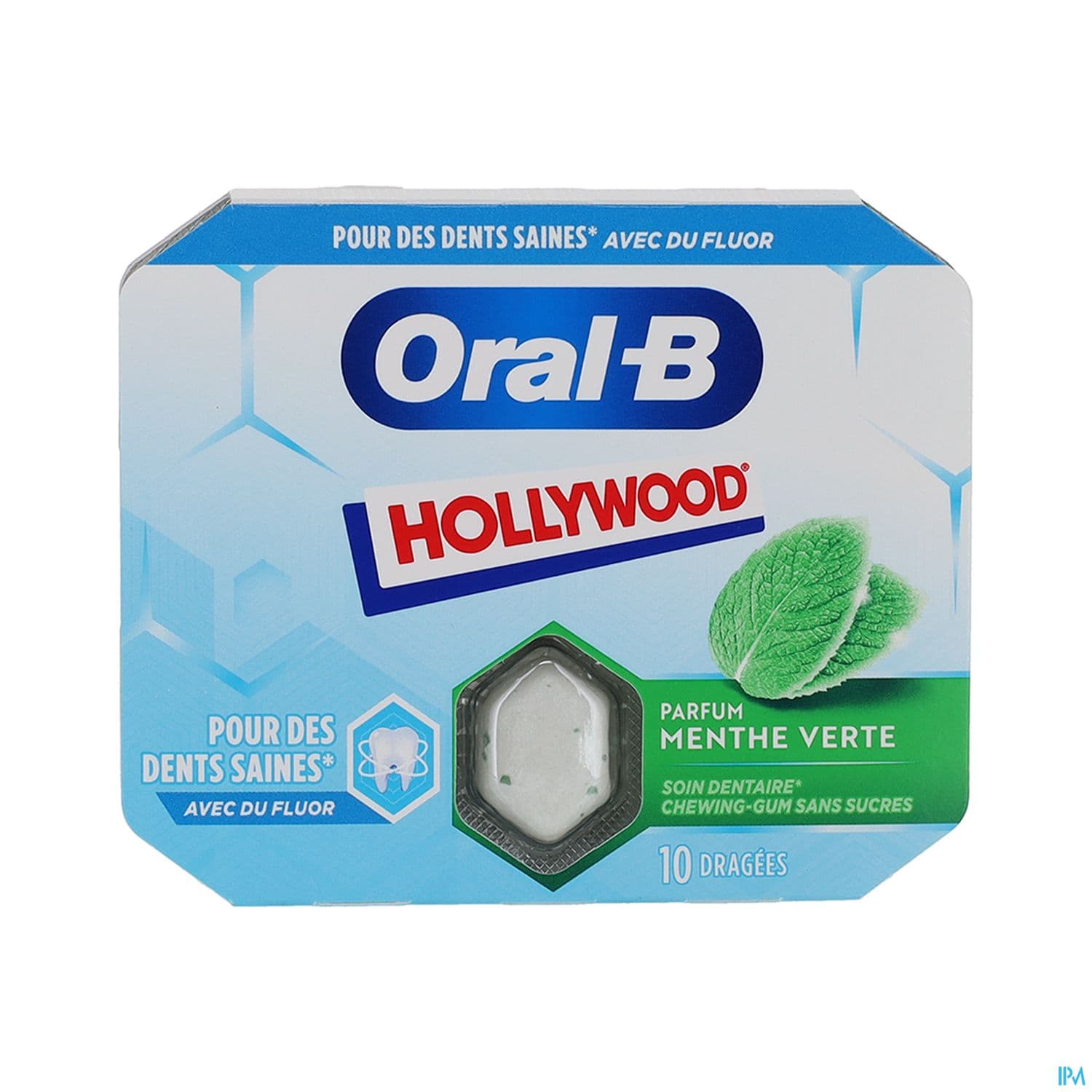 HOLLYW ORAL-B CHEW-GUM MENT VERT10