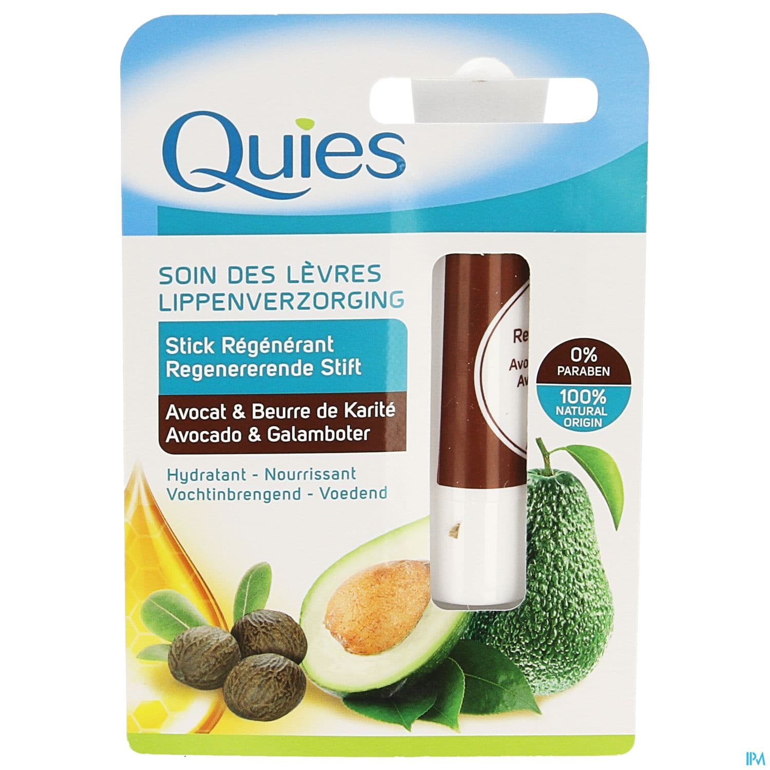 Quies Stick Levres Regenerant Avocat&beure Karite