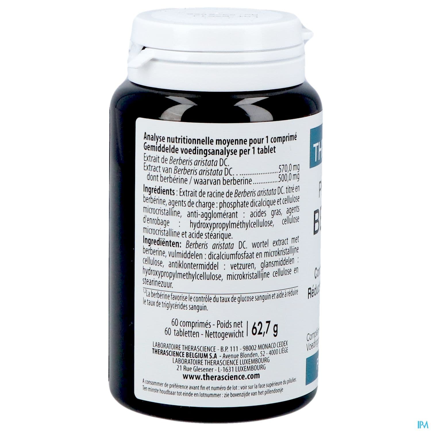 Therascience Physiomance Berberine Comprime 60