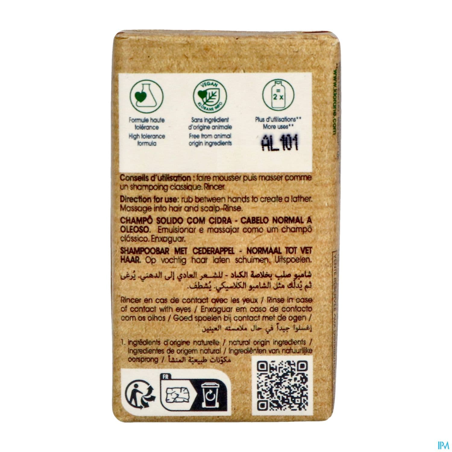 KLORANE SH SOLIDE CEDRAT 80G