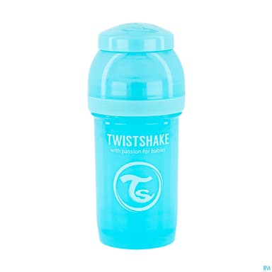 TWISTSHAKE BIB 180ML BLEU PAST 0M+