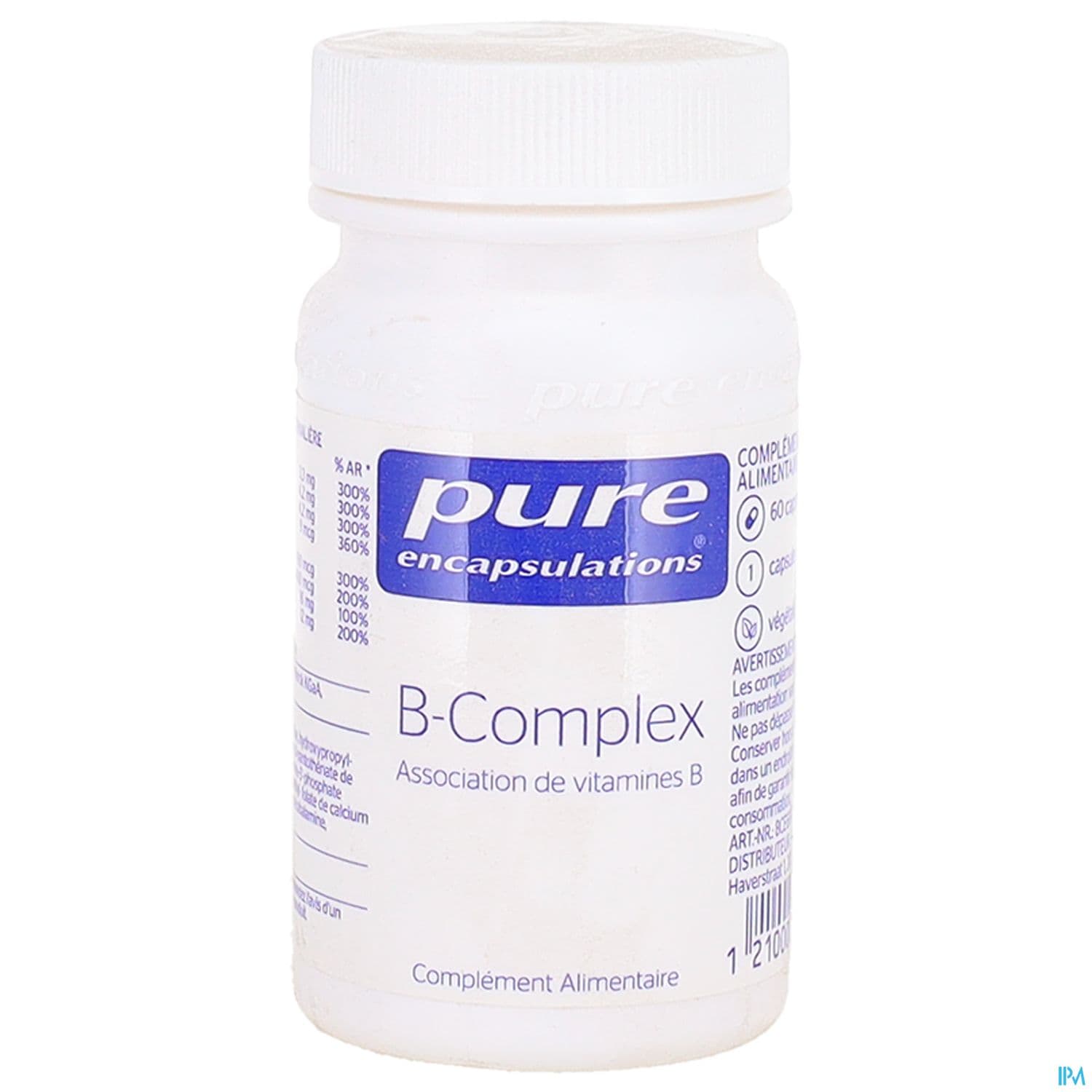PURE ENCAPSULAT B COMPLEXE CAPS60