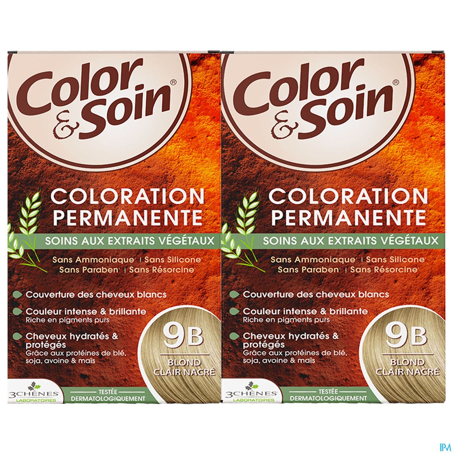 3 CHENES COLOR/SOIN BL CLAI NAC 9B