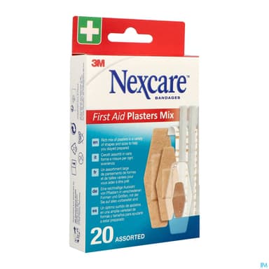 3m Nexcare First Aid Plasters Mix Pansement 20