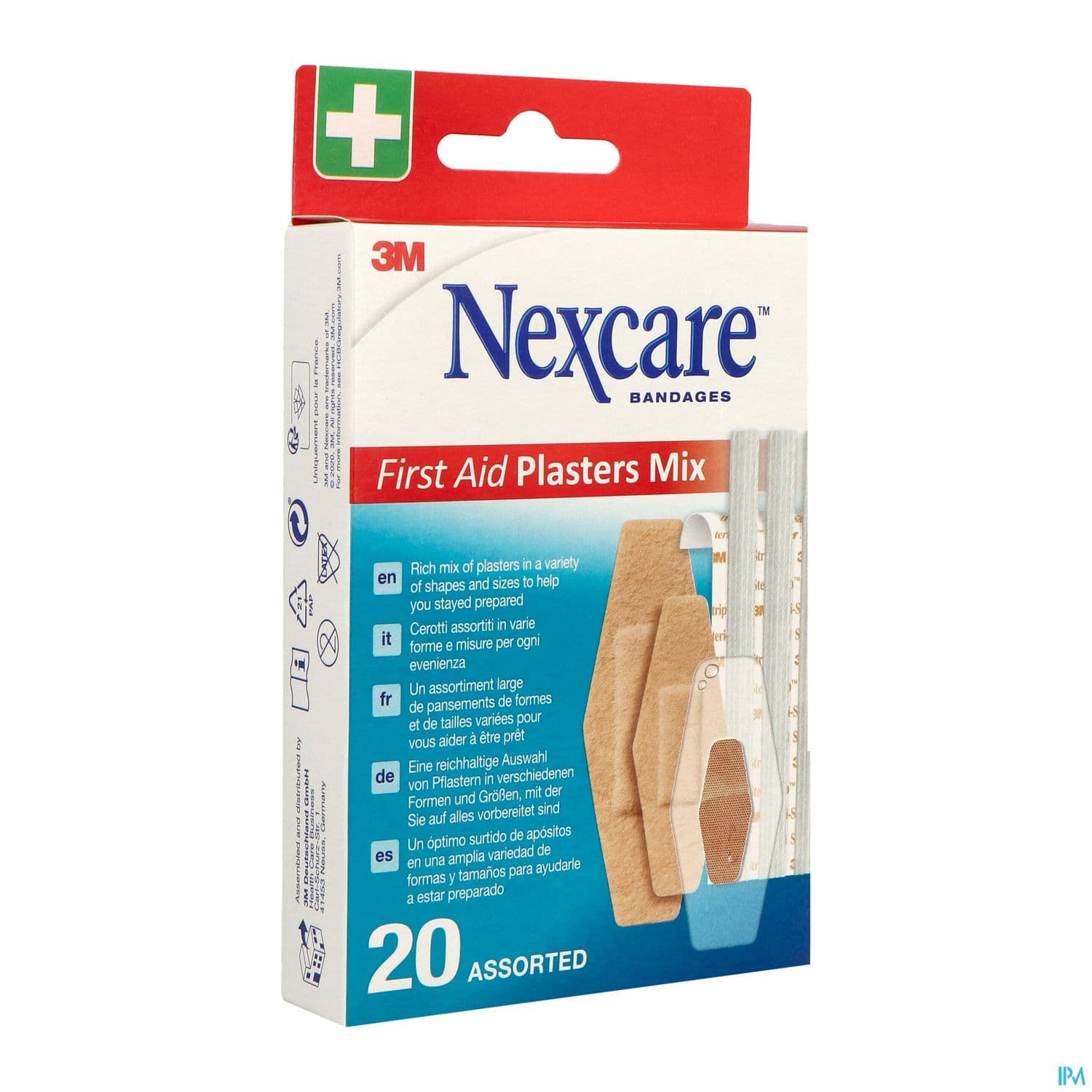 3m Nexcare First Aid Plasters Mix Pansement 20
