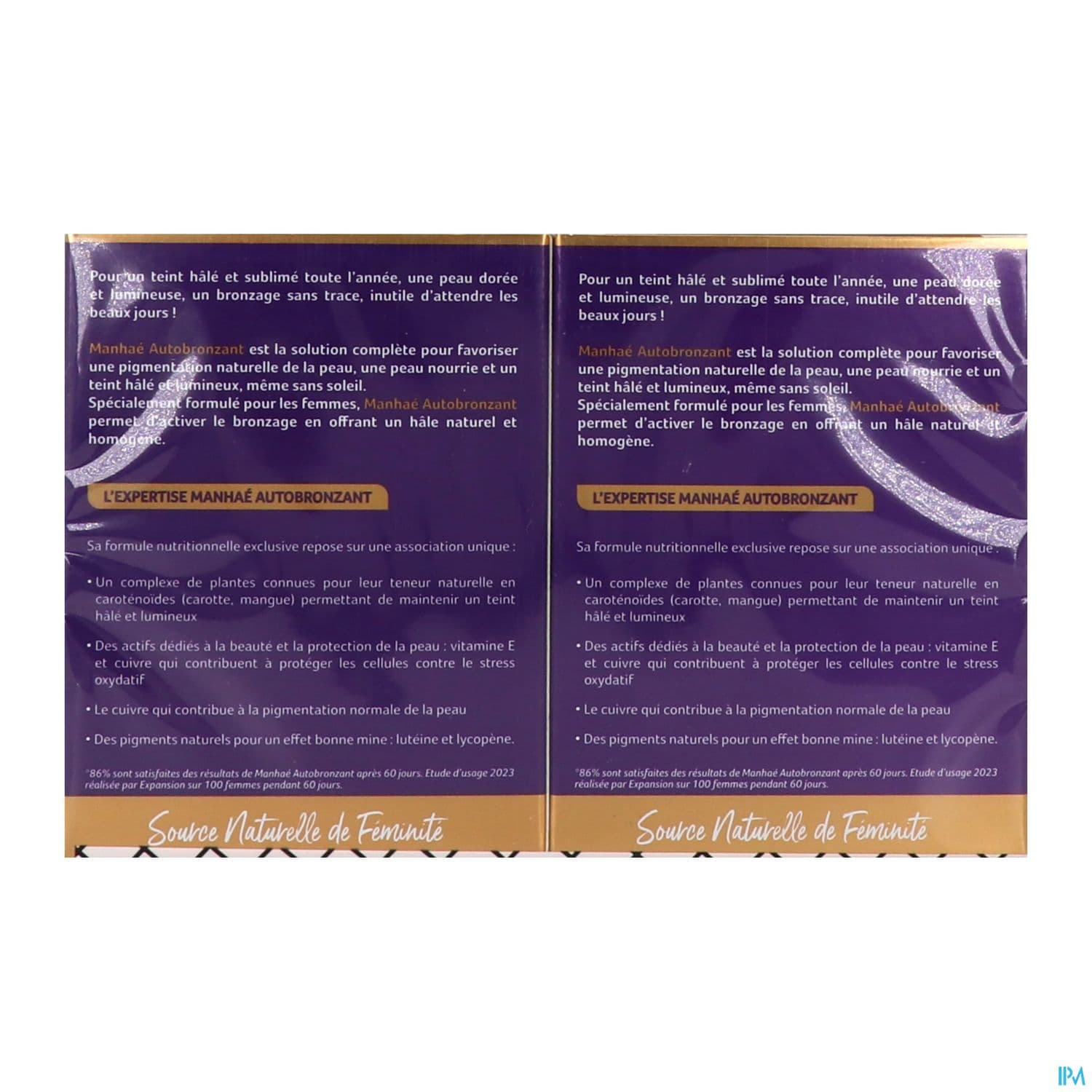 Vitavea Manhae Autobronzant Gelule 60 X2