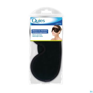 Quies Optik Masque Relaxation Occultant Noir