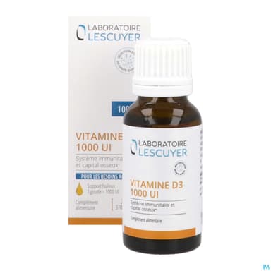 VITAMINE D3 1000 UI LESCUYER 20ML