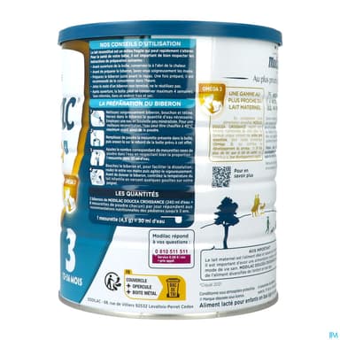 MODILAC 3 DOUCEA CROISS 800G