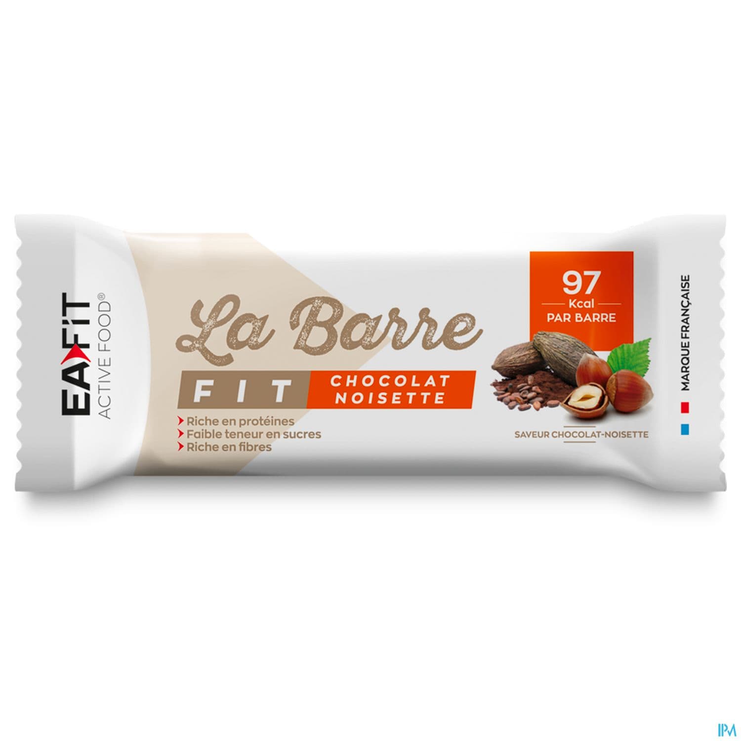 Eafit La Barre Fit Vegan Chocolat Noisette 28g
