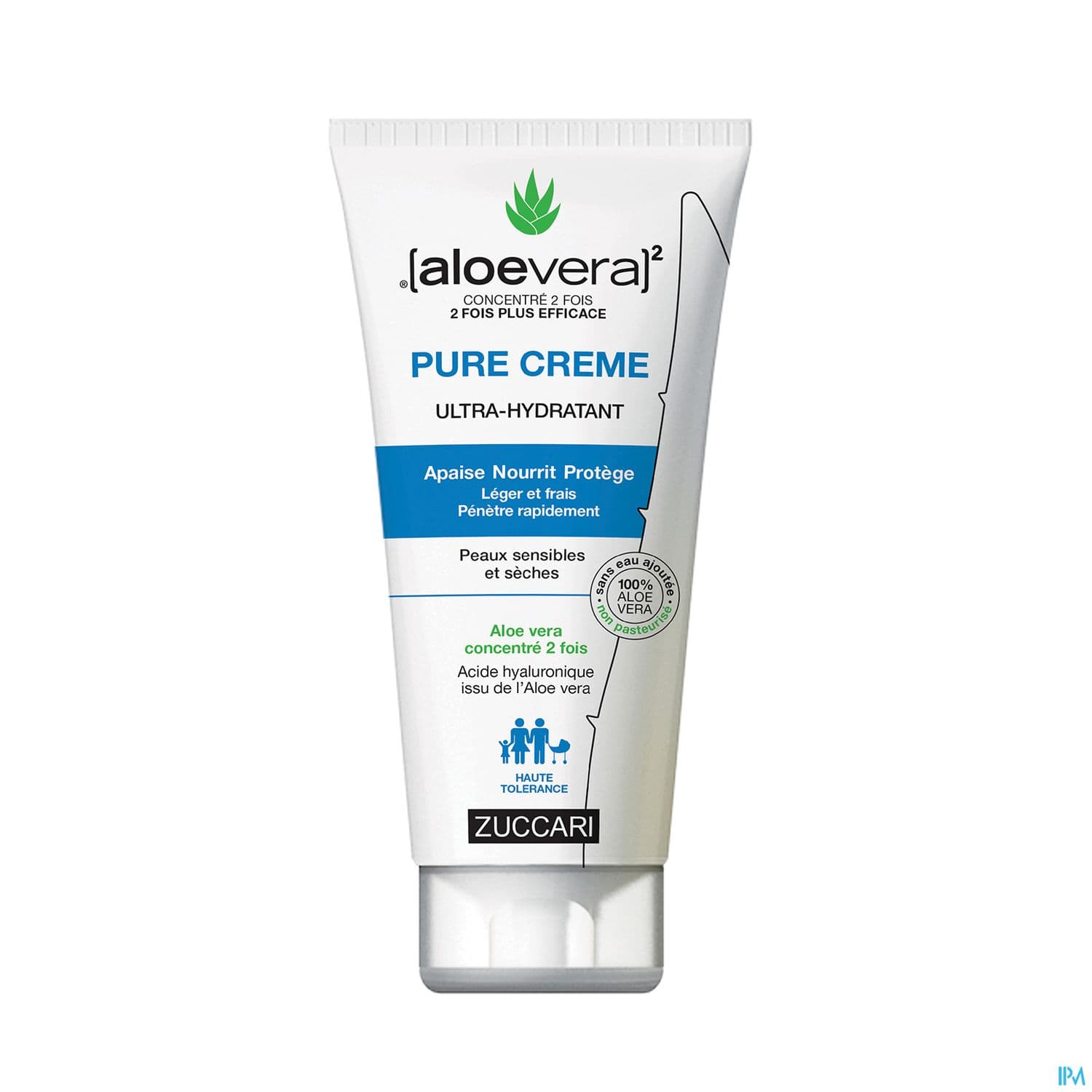 Aloevera Zuccari Naturancia Pure Creme Ultra Hydratante Tube 100ml — Pharmacie de la Gare Montparnasse