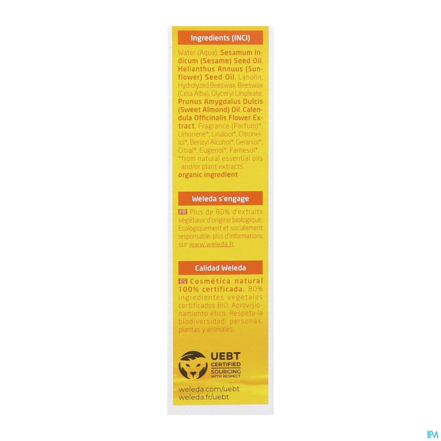 WELEDA CALENDULA CR PROT AD/ENF 75