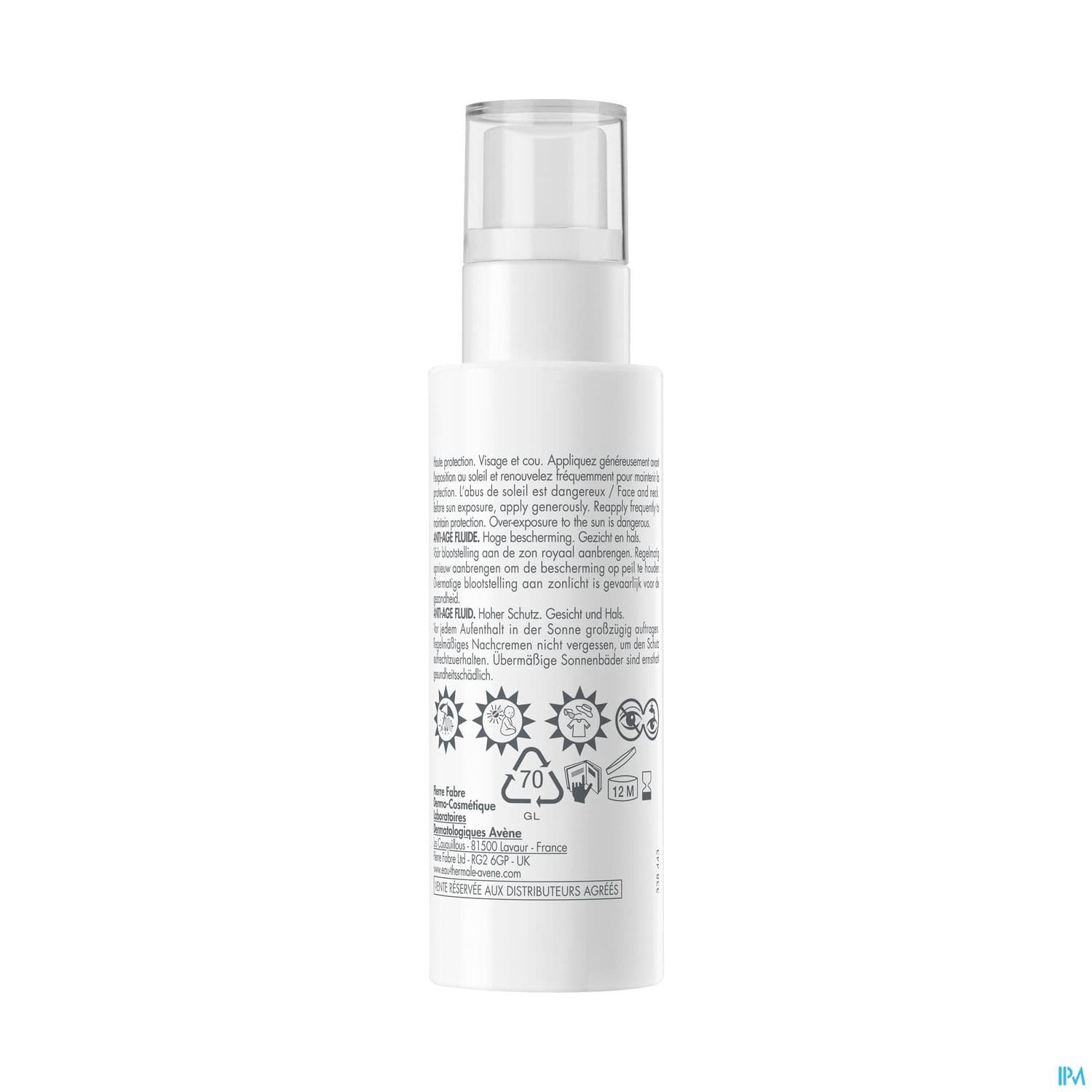 AVENE SOL SPF50 A/AGE 40ML