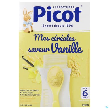 PICOT CEREALE VANILLE 6M 200G