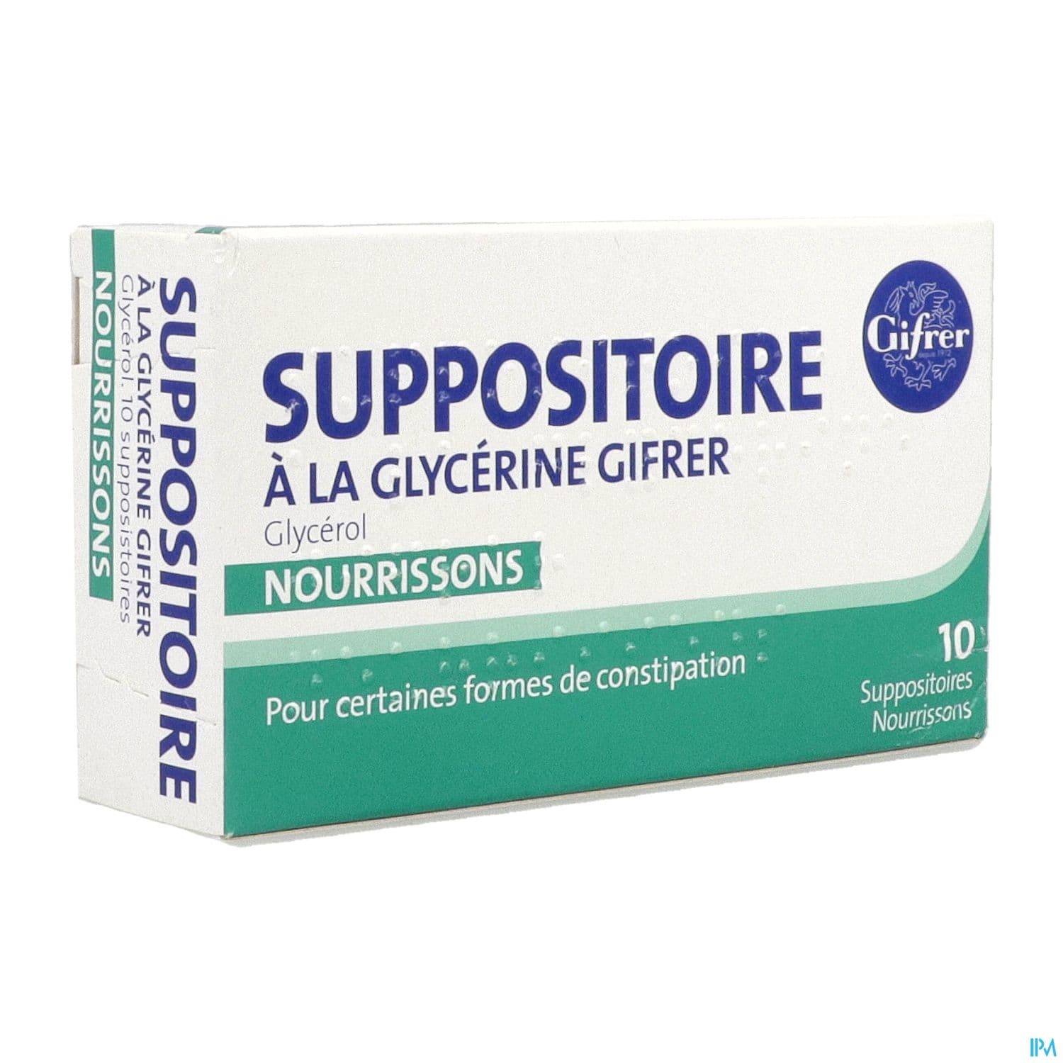 Gifrer Suppositoire Glycerine Nourrisson 10