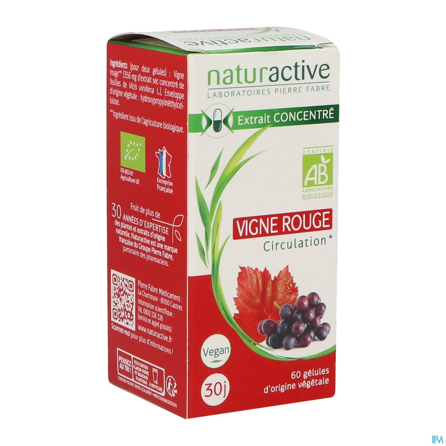 NATURACTIVE VIGNE RGE BIO GELUL 60